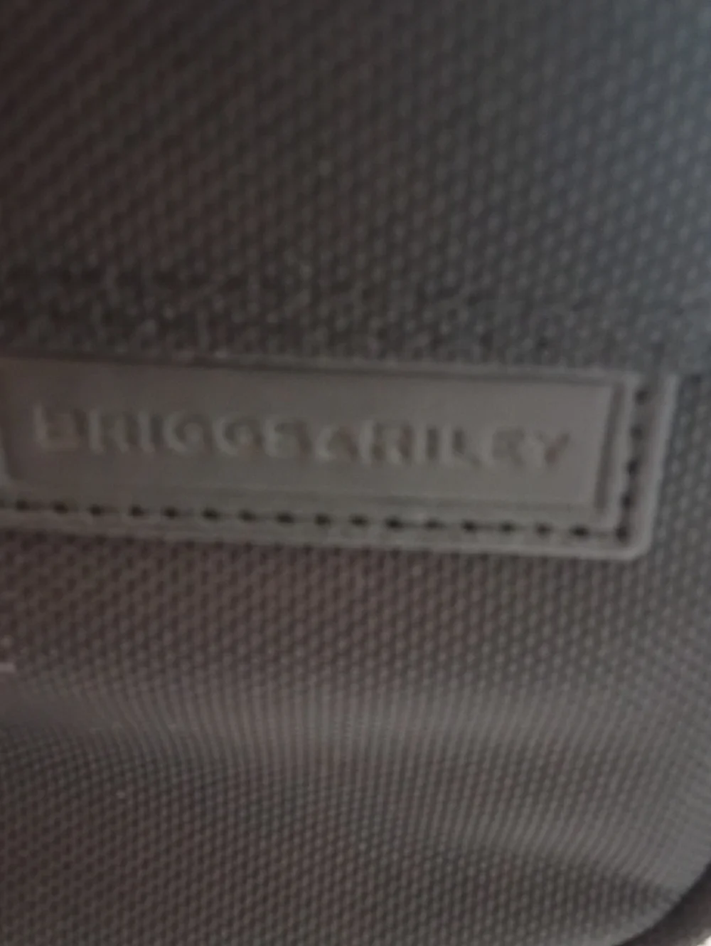 Briggs And Riley black two wheeled under seat cabin bag